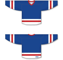 Load image into Gallery viewer, Custom or blank Wholesale Customization Depot Royal, White, Red League Plain Blank Hockey Jerseys