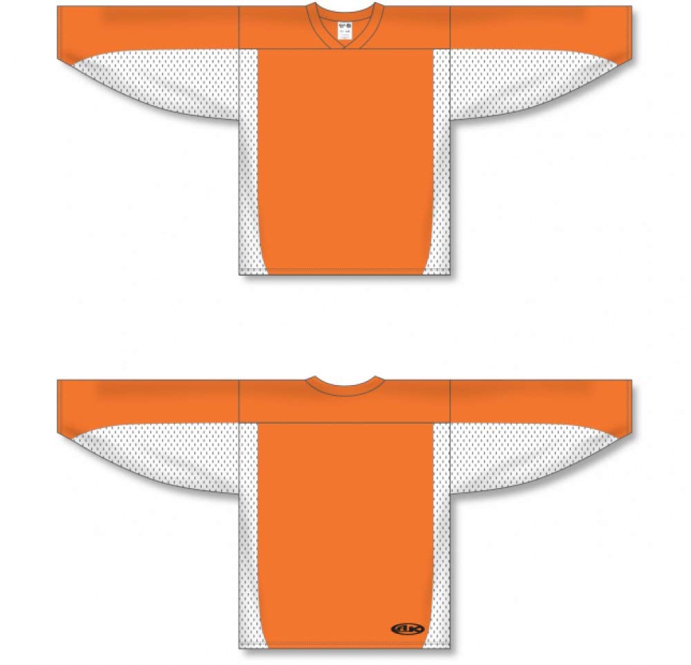Customization Depot Orange, White League Canada / USA Made  Hockey Jerseys