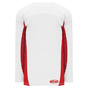 Custom or blank Wholesale Customization Depot White, Red League Plain Blank Hockey Jerseys