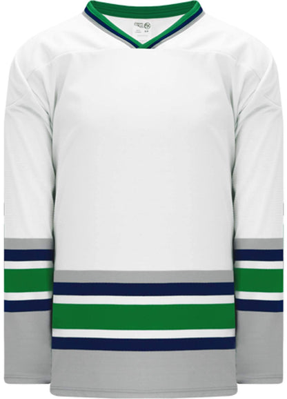 Hartford White Sleeve Stripes Pro Canada / USA Made  Hockey Jerseys