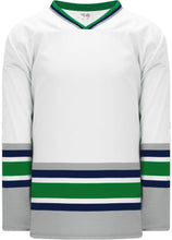 Load image into Gallery viewer, Hartford White Sleeve Stripes Pro Plain Blank Hockey Jerseys
