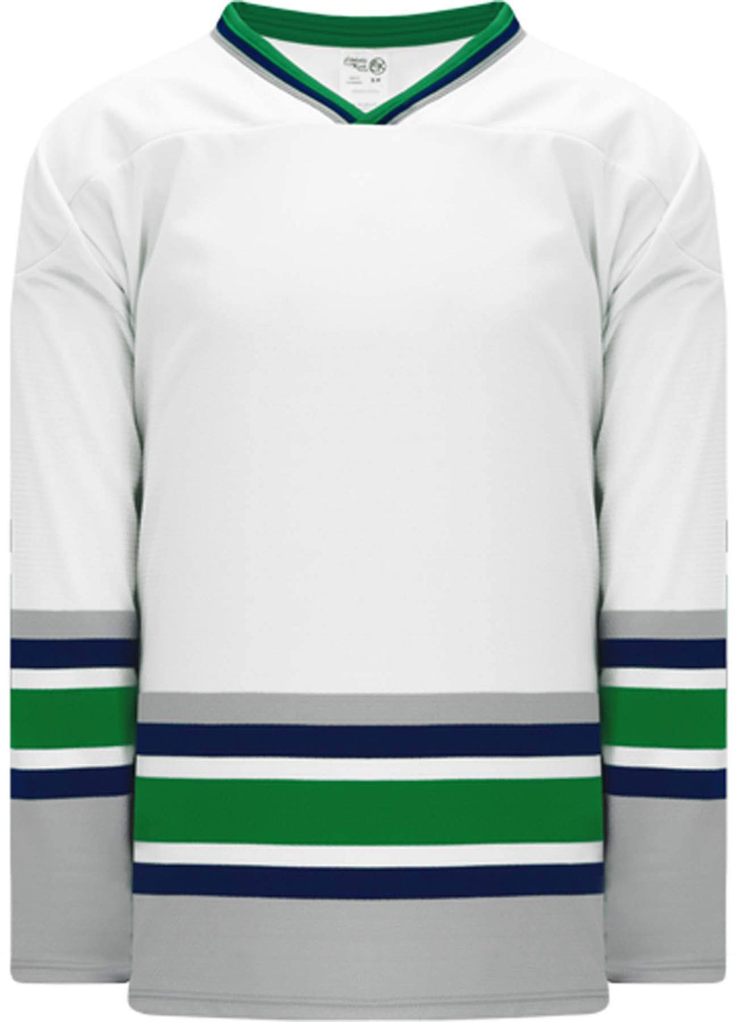 Hartford White Sleeve Stripes Pro Plain Blank Hockey Jerseys