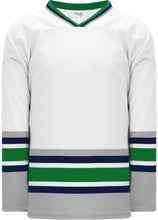 Load image into Gallery viewer, Custom or blank Wholesale Hartford White Sleeve Stripes Pro Plain Blank Hockey Jerseys