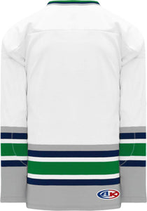 Custom or blank Wholesale Hartford White Sleeve Stripes Pro Plain Blank Hockey Jerseys