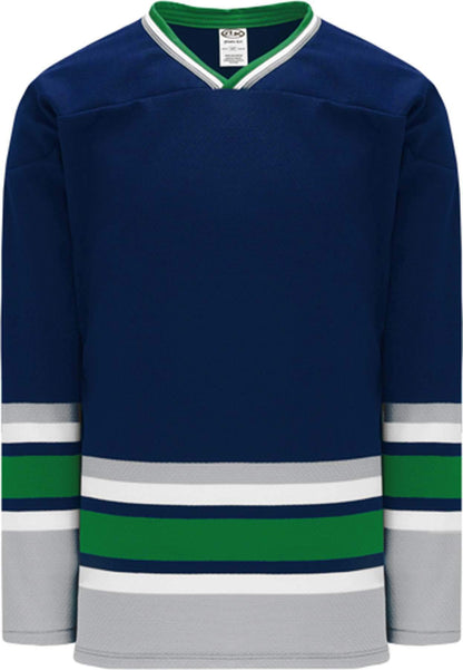 Hartford Navy Sleeve Stripes Pro Canada / USA Made  Hockey Jerseys