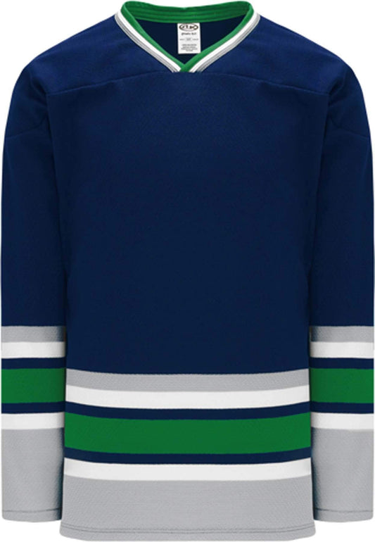 Custom Hartford Navy Sleeve Stripes Pro Canada / USA Made  Hockey Jerseys