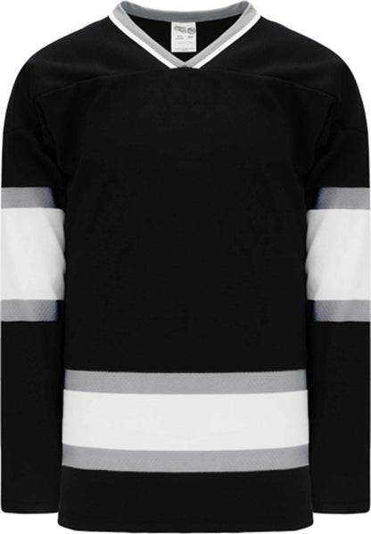Custom Old LA Black Sleeve Stripes Pro Canada / USA Made  Hockey Jerseys