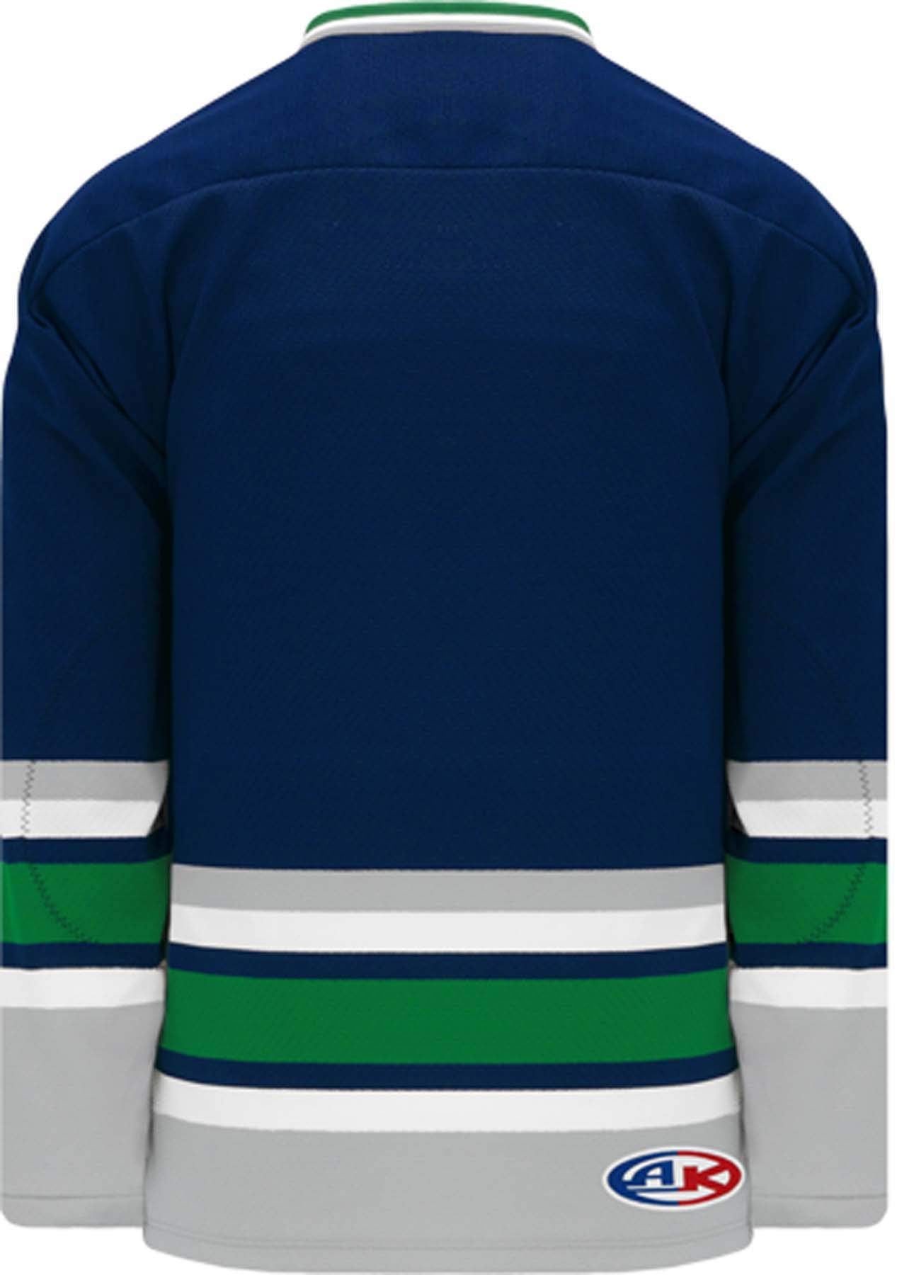 Hartford Navy Sleeve Stripes Pro Canada / USA Made  Hockey Jerseys
