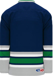 Custom or blank Wholesale Hartford Navy Sleeve Stripes Pro Plain Blank Hockey Jerseys