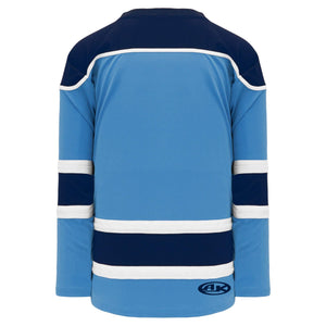 Custom or blank Wholesale Sky, Navy, White Select Plain Blank Hockey Jerseys