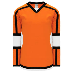 Custom or blank Wholesale Orange, White, Black Select Plain Blank Hockey Jerseys