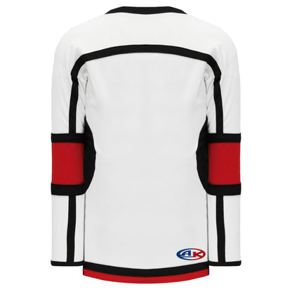 Custom White, Black, Red Durastar Mesh  hockey jerseys no minimum