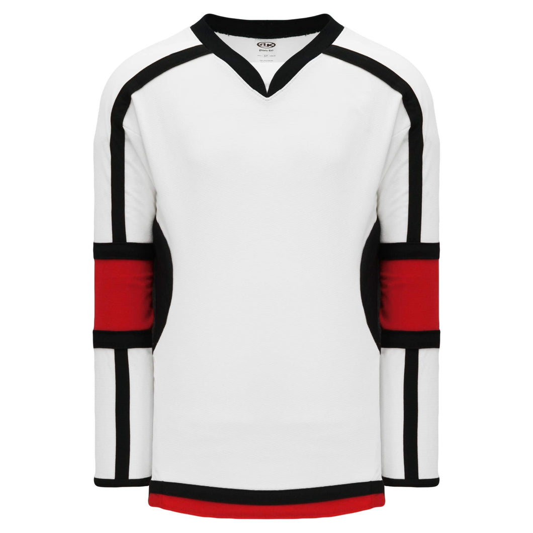 White, Black, Red Durastar Mesh Select Plain Blank Hockey Jerseys