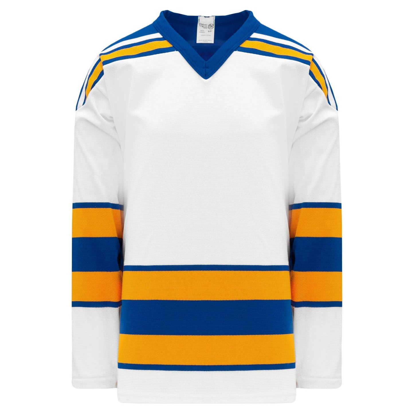 Custom Classic ST. Louis White Sleeve Stripes Pro Canada / USA Made  Hockey Jerseys