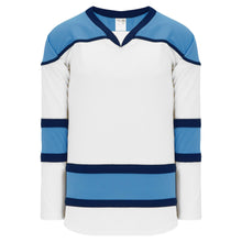 Load image into Gallery viewer, White, Sky, Navy Select Plain Blank Hockey Jerseys