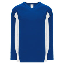 Load image into Gallery viewer, Custom or blank Wholesale Customization Depot Royal, White League Plain Blank Hockey Jerseys