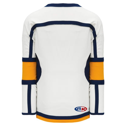 White, Navy, Gold Durastar Mesh  hockey jerseys no minimum