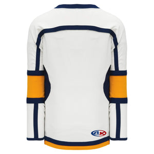 Custom or blank Wholesale White, Navy, Gold Durastar Mesh Select Plain Blank Hockey Jerseys