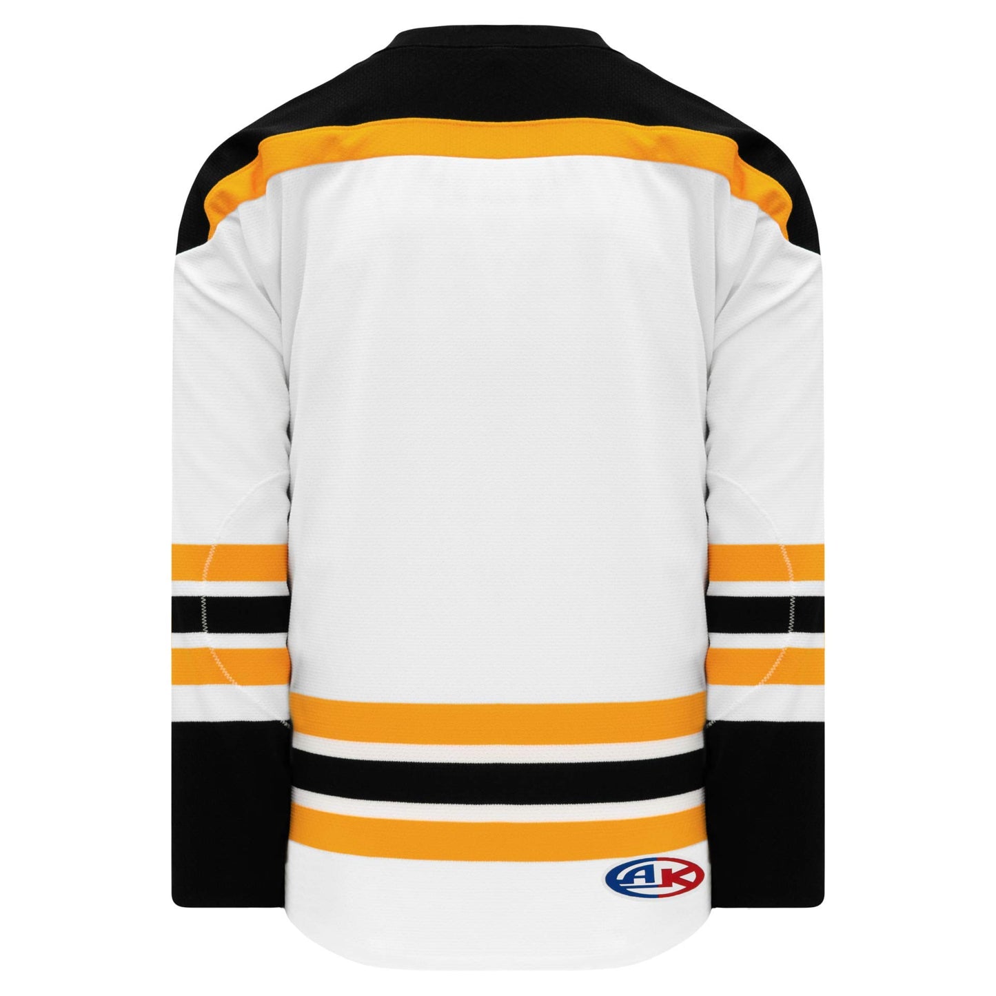 Customization Depot 2007 Boston White Knitted Body and Sleeve Stripes Canada / USA Made  Hockey Jerseys