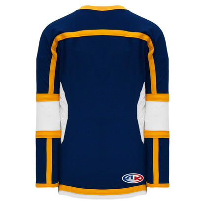 Navy, White, Gold Durastar Mesh  hockey jerseys no minimum