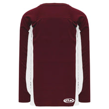 Load image into Gallery viewer, Customization Depot Maroon, White Durastar Mesh League Plain Blank Hockey Jerseys