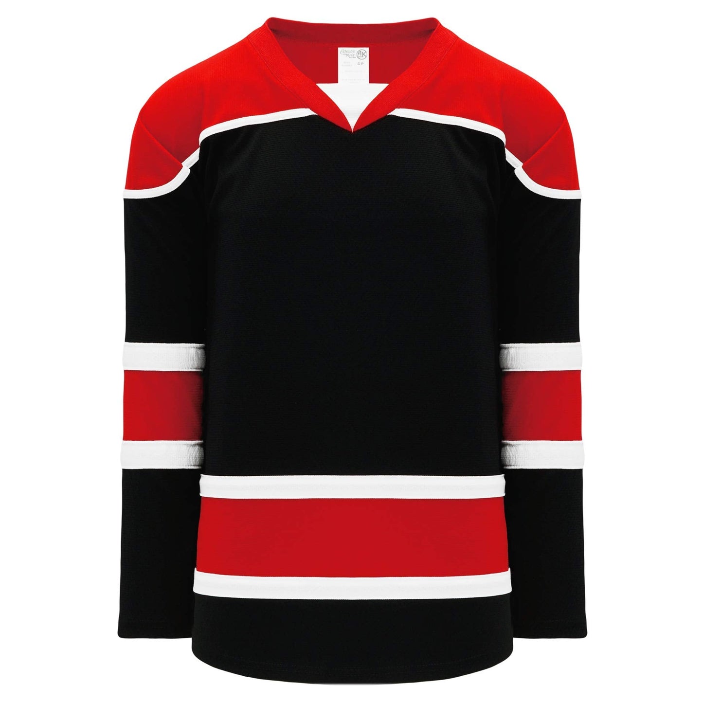 Custom Black, Red, White  hockey jerseys no minimum