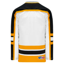 Load image into Gallery viewer, Custom or blank Wholesale Boston Black Crossover V-Neck Pro Plain Blank Hockey Jerseys
