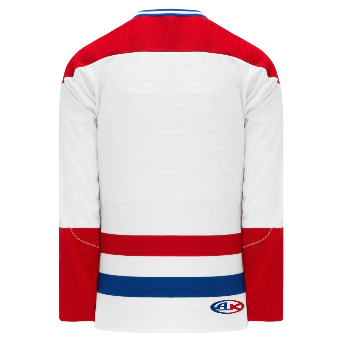 Montreal White Sleeve Stripes Pro Canada / USA Made  Hockey Jerseys