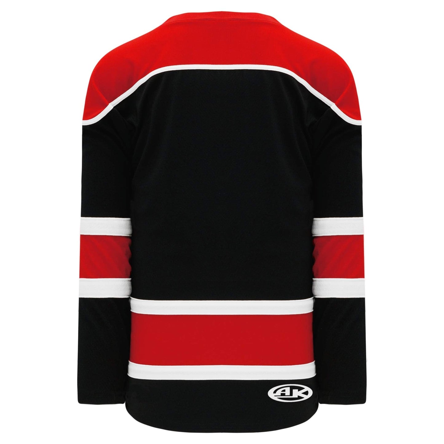 Custom Black, Red, White  hockey jerseys no minimum