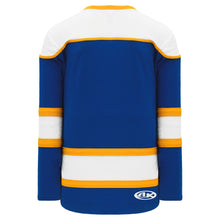 Load image into Gallery viewer, Royal, White, Gold Select Plain Blank Hockey Jerseys