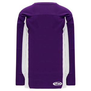 Customization Depot Purple, White League Plain Blank Hockey Jerseys