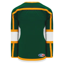 Load image into Gallery viewer, Dark Green, White, Gold Select Plain Blank Hockey Jerseys