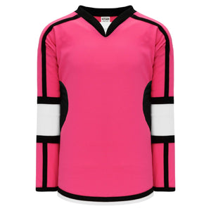 Pink, Black, White Select Plain Blank Hockey Jerseys