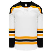 Load image into Gallery viewer, Customization Depot 2007 Boston White Knitted Body and Sleeve Stripes Plain Blank Hockey Jerseys