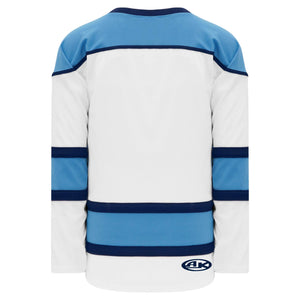White, Sky, Navy Select Plain Blank Hockey Jerseys