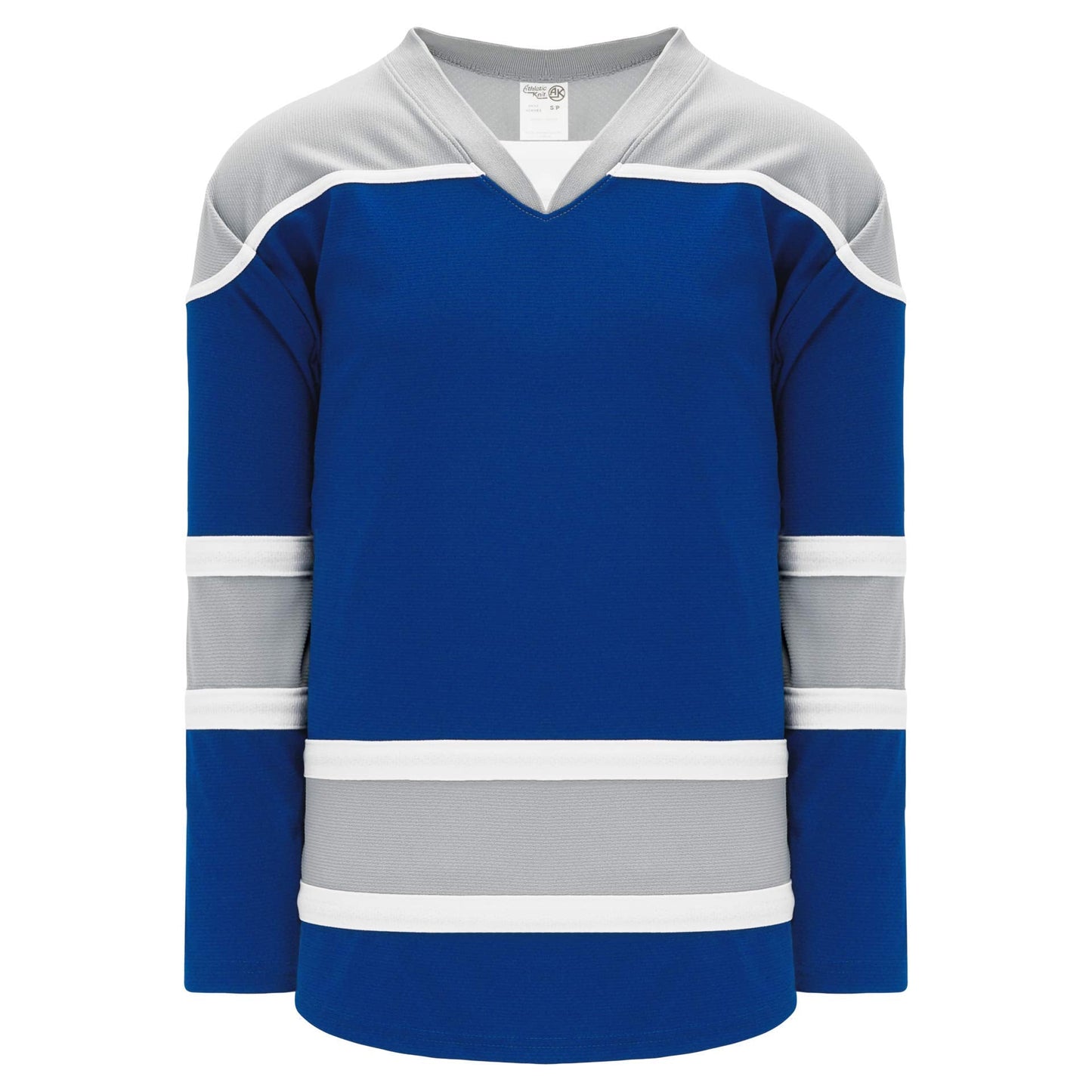 Custom Royal, Grey, White  hockey jerseys no minimum