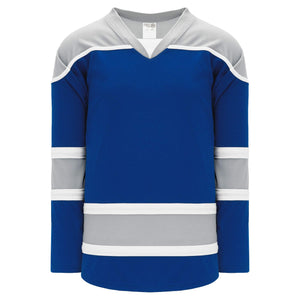 Custom or blank Wholesale Royal, Grey, White Select Plain Blank Hockey Jerseys