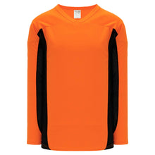 Load image into Gallery viewer, Customization Depot Orange, White League Plain Blank Hockey Jerseys