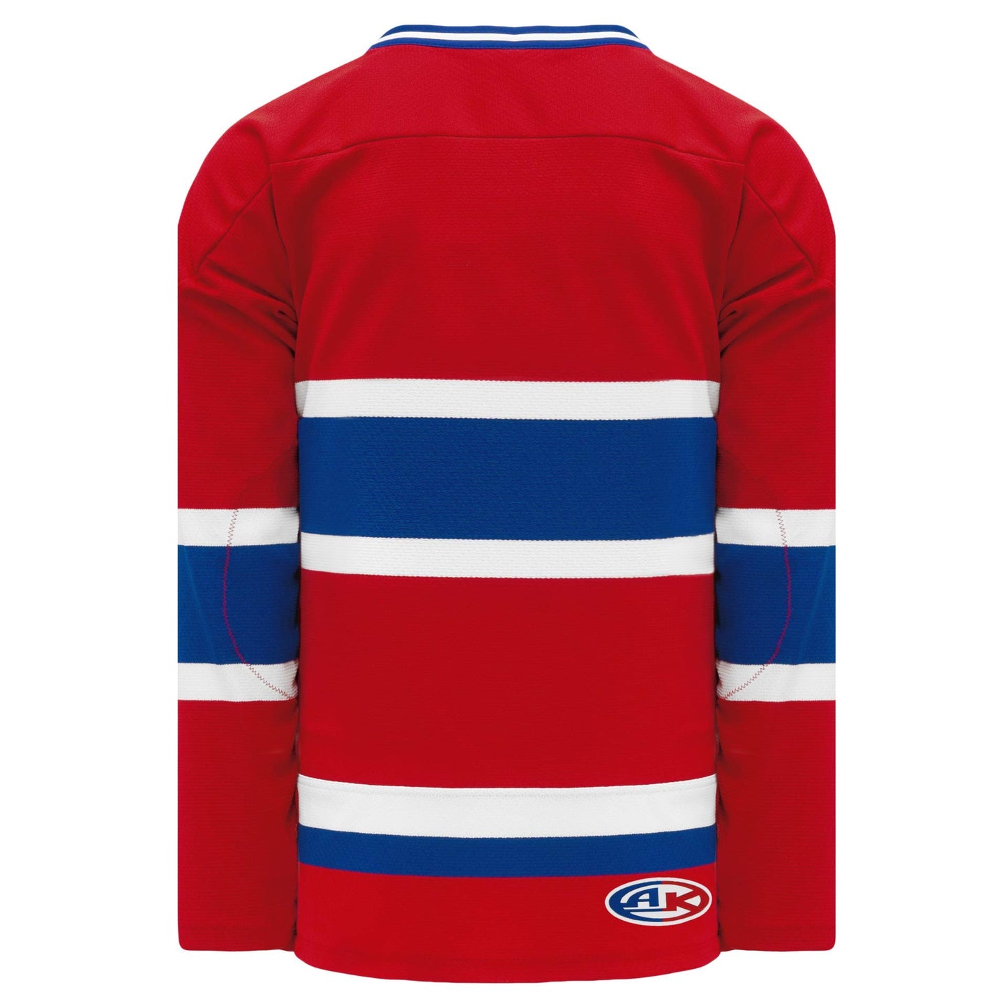 Montreal RED Sleeve Stripes Pro Canada / USA Made  Hockey Jerseys