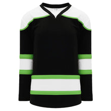 Load image into Gallery viewer, Custom or blank Wholesale Lime Green Select Plain Blank Hockey Jerseys