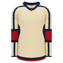 Load image into Gallery viewer, Custom or blank Wholesale Sand, Navy, Red Durastar Mesh Select Plain Blank Hockey Jerseys