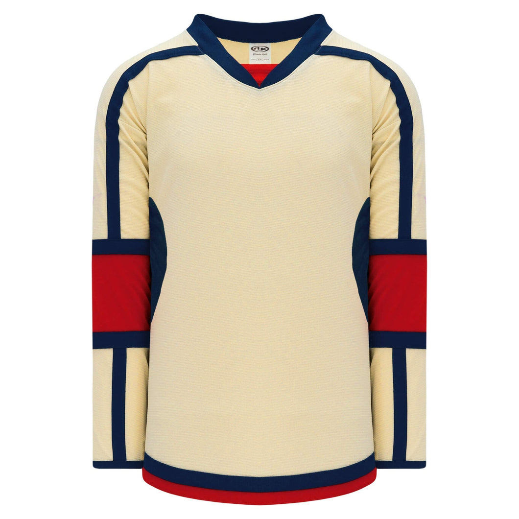 Custom or blank Wholesale Sand, Navy, Red Durastar Mesh Select Plain Blank Hockey Jerseys