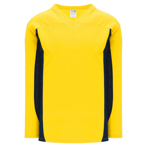 Custom or blank Wholesale Customization Depot Maize, White League Plain Blank Hockey Jersey