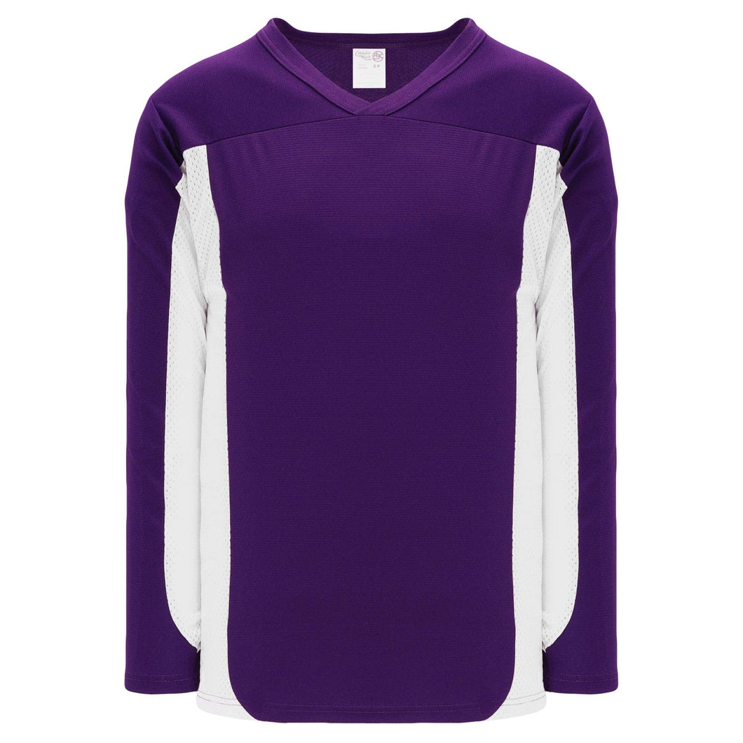 Custom or blank Wholesale Customization Depot Purple, White League Plain Blank Hockey Jerseys