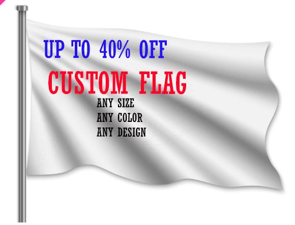 Personalized   Flag   Any Size I Printed  Flags Banner custom flag  Single / Double Sided Free Shipping